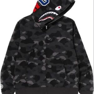 Men’s  Camouflage Shark Hoodie